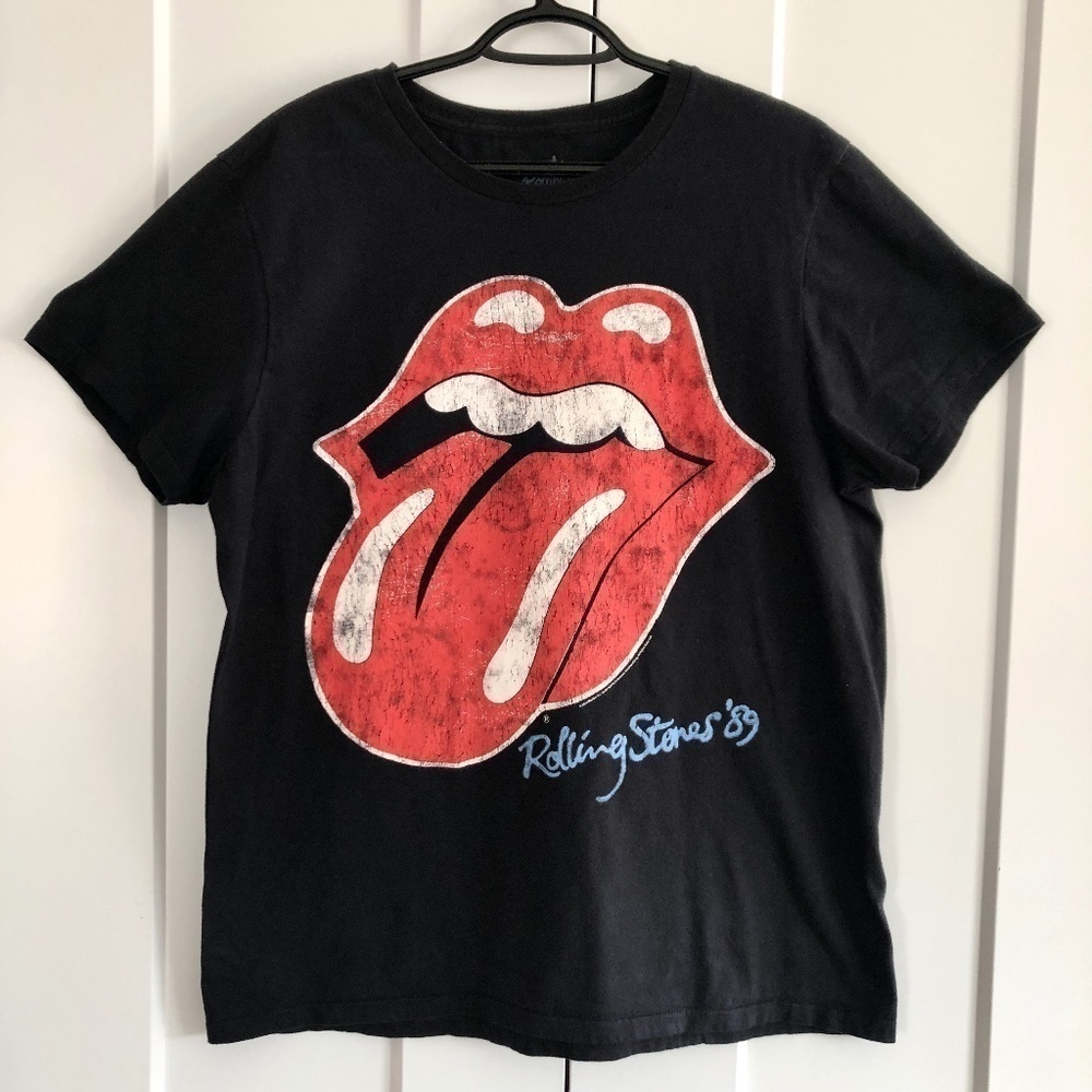 Rolling‎ Stones, T Shirt, Band Tshirt, Classic, Tongue, Size, XL, Black